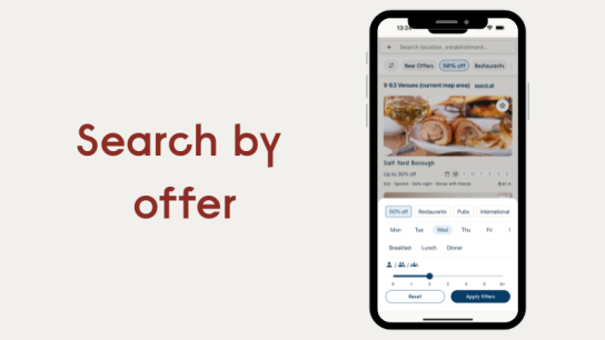 CODE app | search by offer